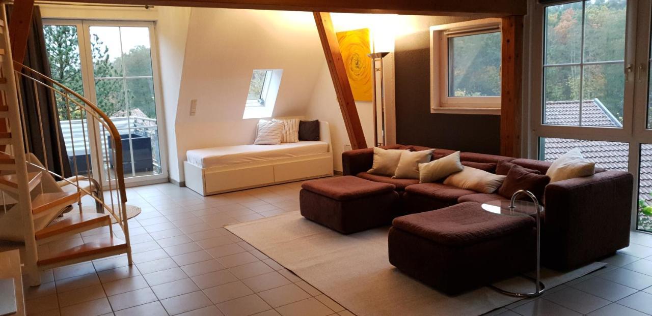 Eigenes Maisonettehaus In Idyllischer Lage Mit Balkon, Nahe Messe, 24H Self-Check In, Gratis Parken Schwabach Ngoại thất bức ảnh